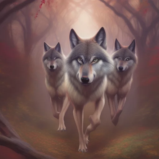12584-3956223850-wolves running in a forest, fantasy, dreamlike, intricate, stanley artgerm lau, greg rutkowski, thomas kinkade, alphonse mucha,.webp
